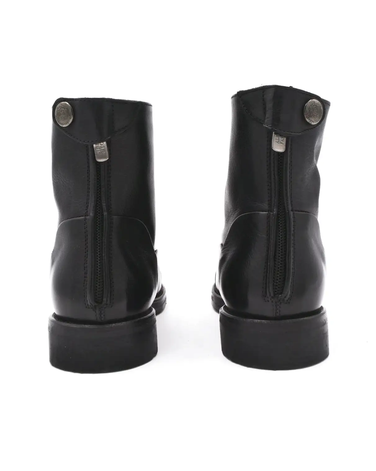 Alberto Fasciani Black Crepe Sole Zip Boot