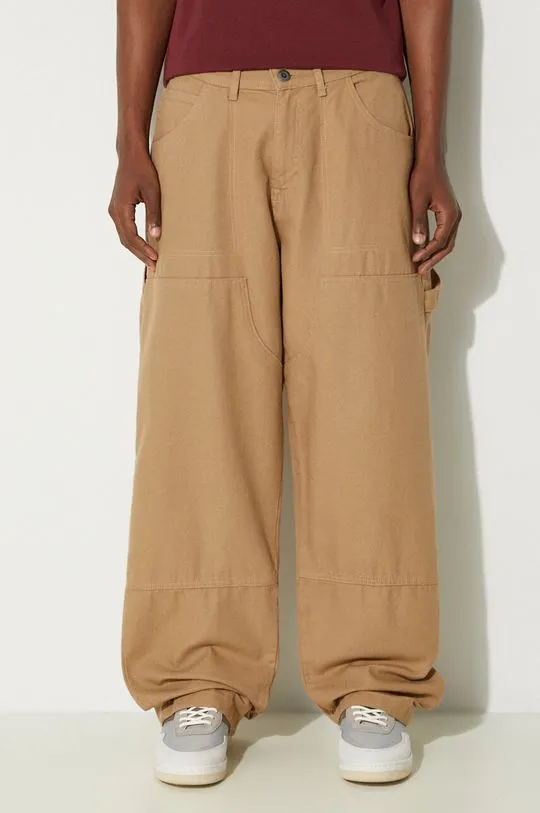 Alpha Industries cotton trousers Carpenter Pant beige color 148202