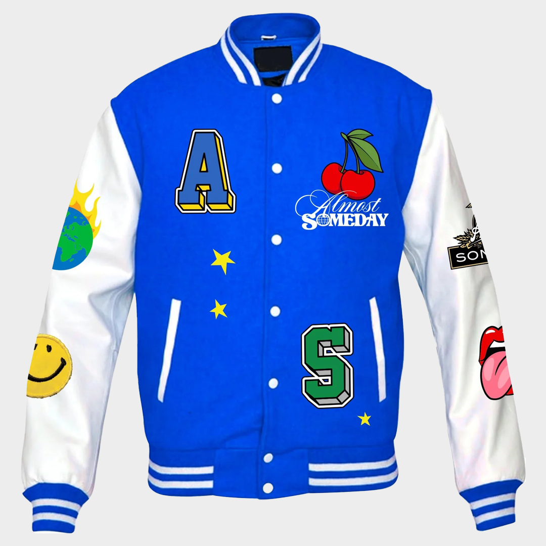 ALSO VARSITY JACKET BLUE