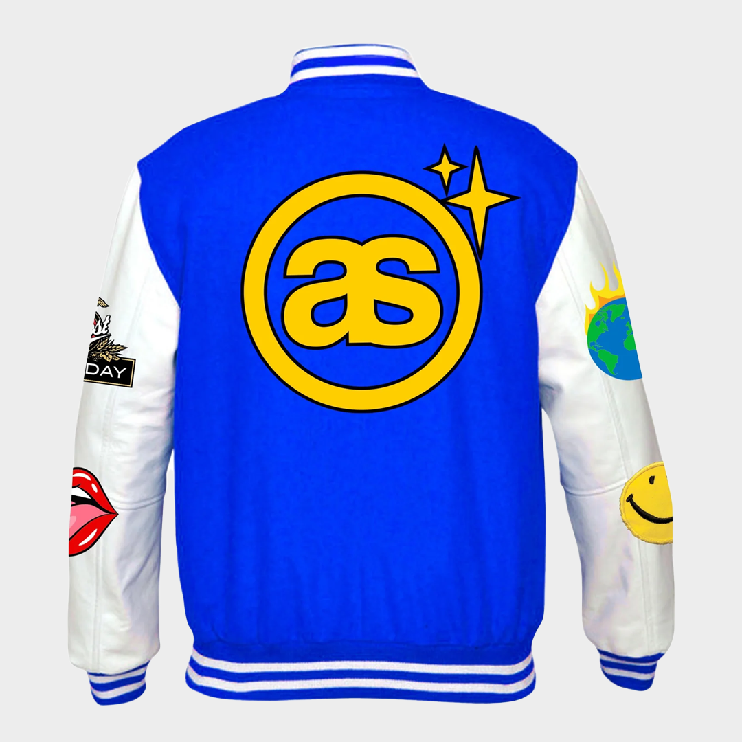 ALSO VARSITY JACKET BLUE