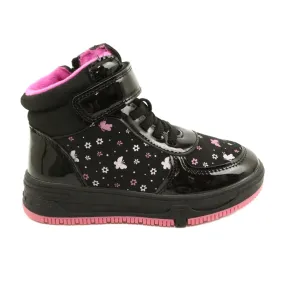 American Club American Boots Warm boots XD66 Black pink