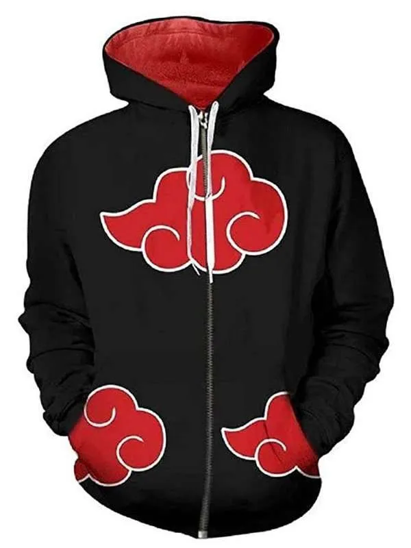 Anime Naruto Akatsuki Hoodie - New American Jackets