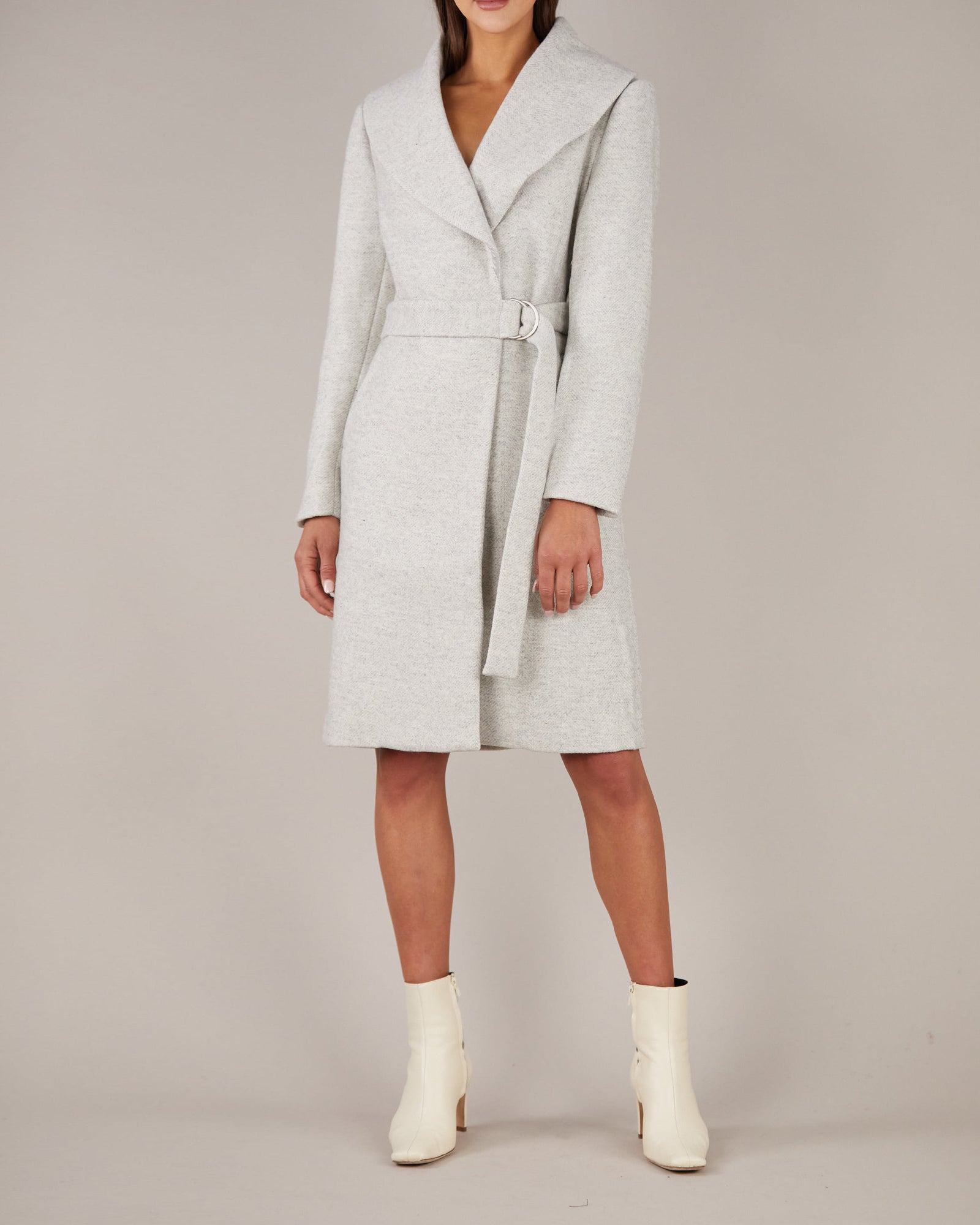 Aspen Wool Coat - Cloud