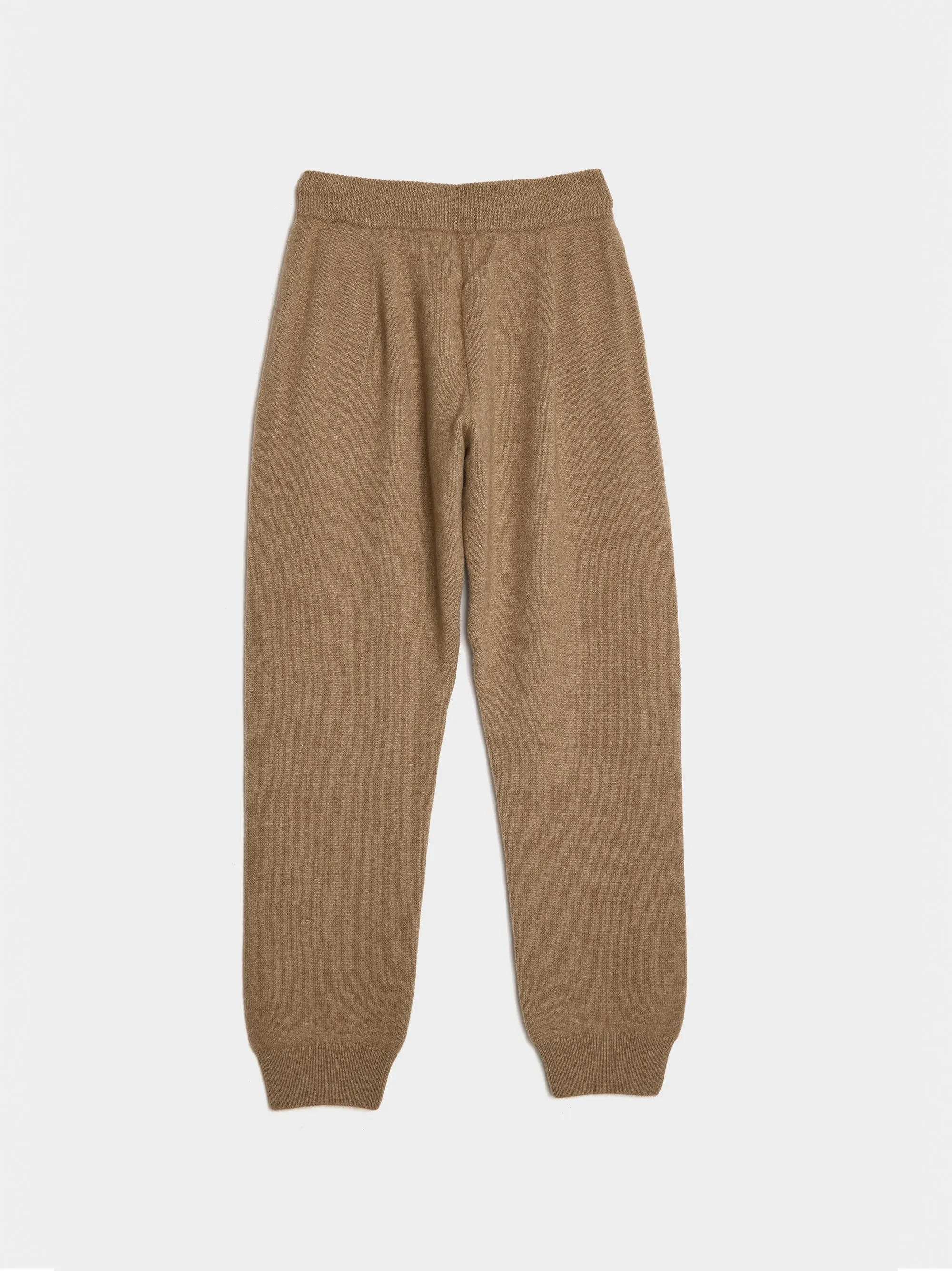 Baby Cashmere Knit Pants, Natural Brown