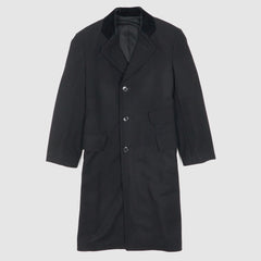 Black Sign Mobster Coat