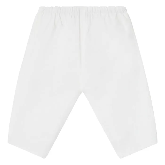 Bonpoint Baby Dandy Pants Milk White