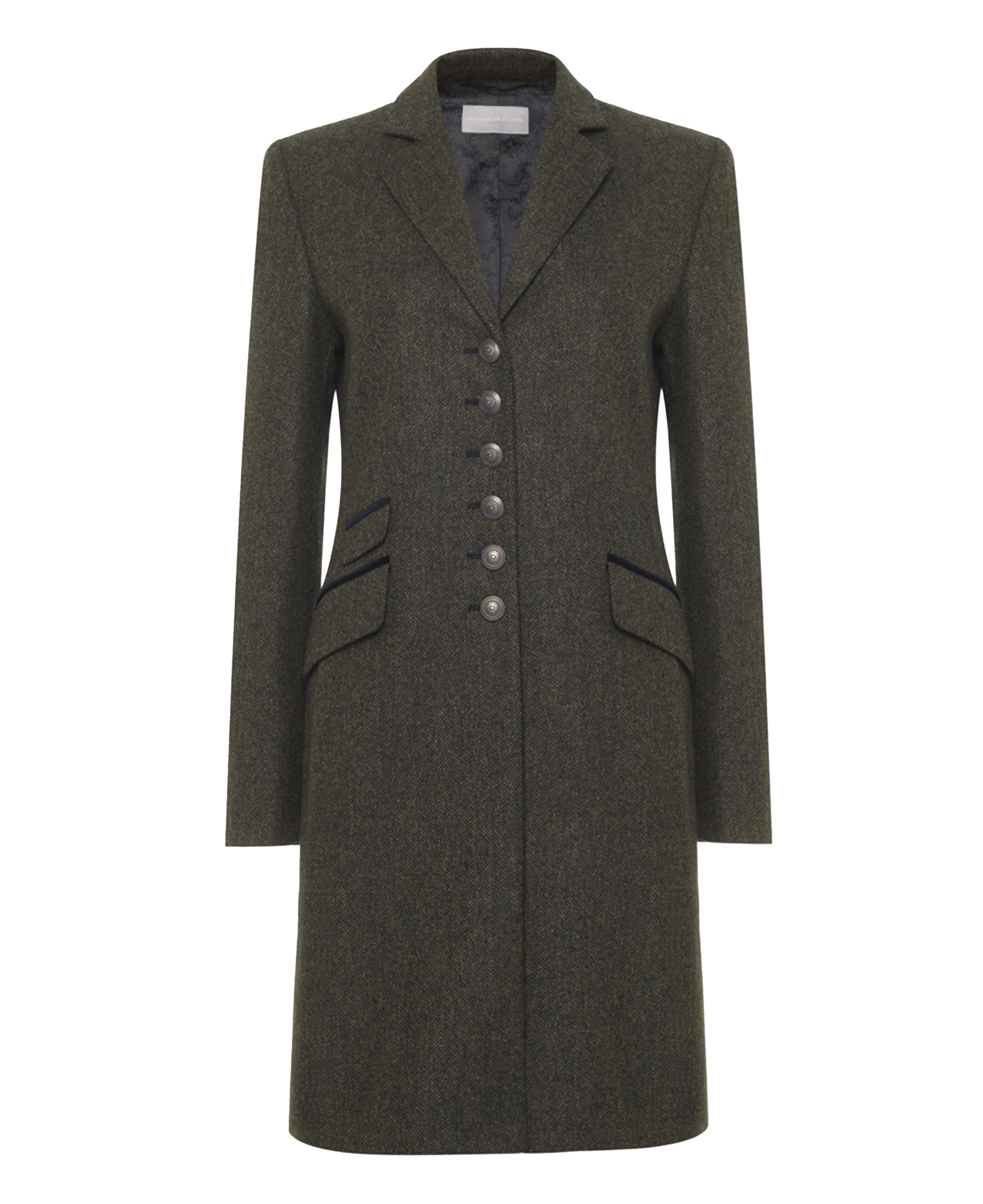 Catherine Coat                             Olive Navy