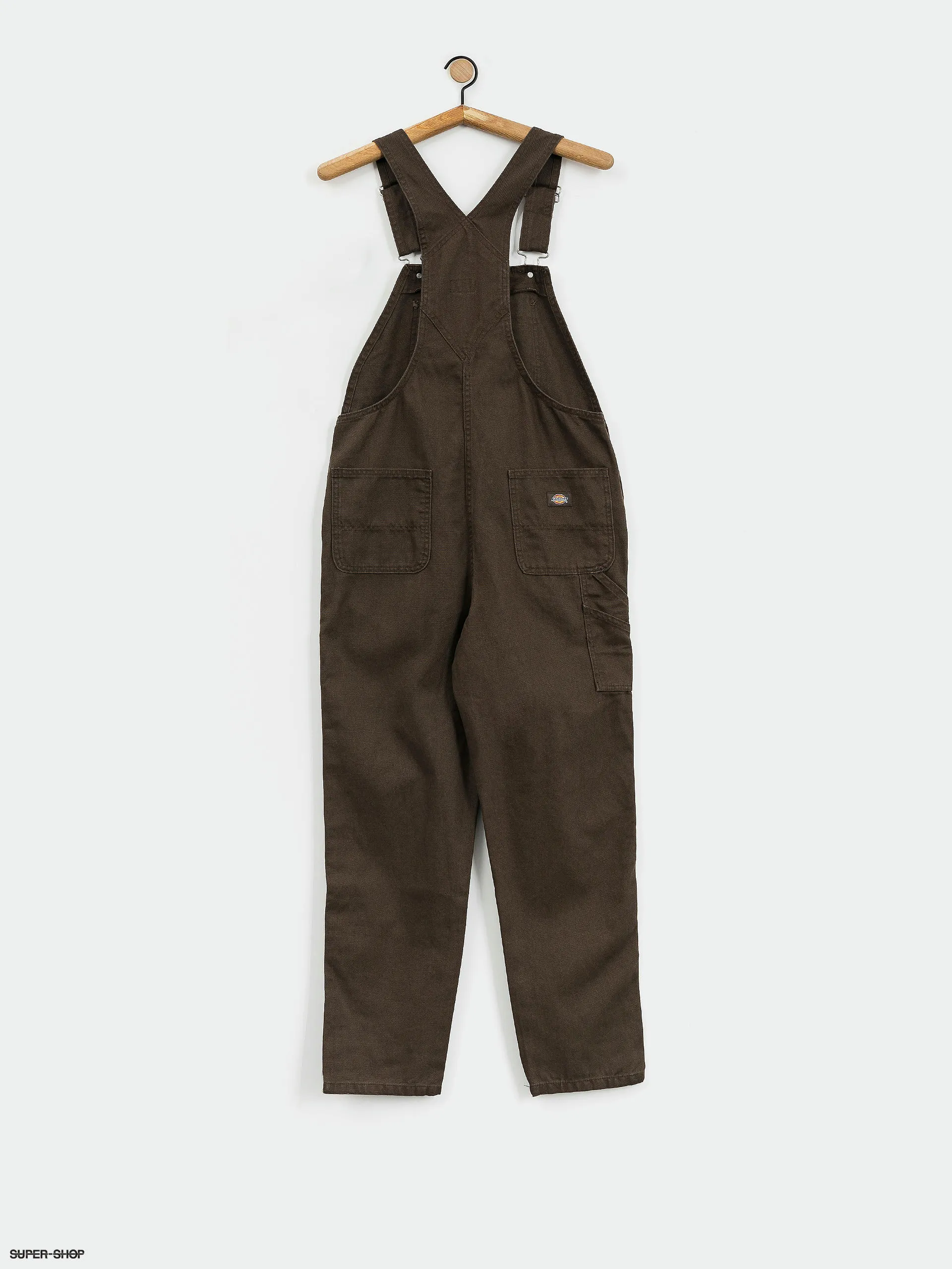 Dickies Duck Canvas Classic Bib Wmn Pants (dark brown)