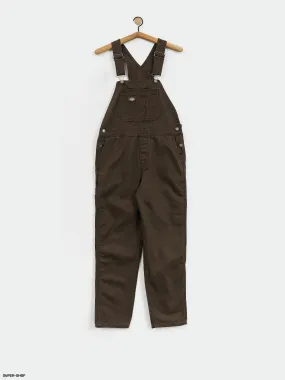 Dickies Duck Canvas Classic Bib Wmn Pants (dark brown)