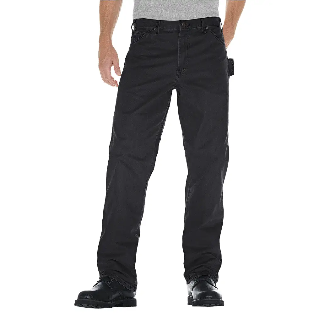 Dickies Sanded Duck Carpenter Work Safety Pant DU336 - Black