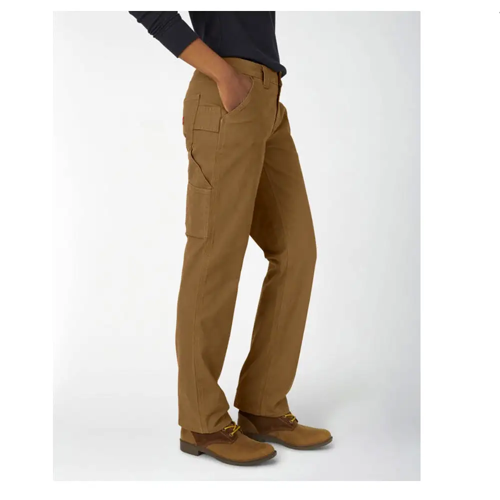 Dickies Stretch Duck Women's Carpenter Work Pant FD2700 - Brown