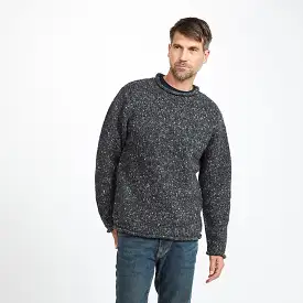 Donegal Tweed Roll Neck Sweater