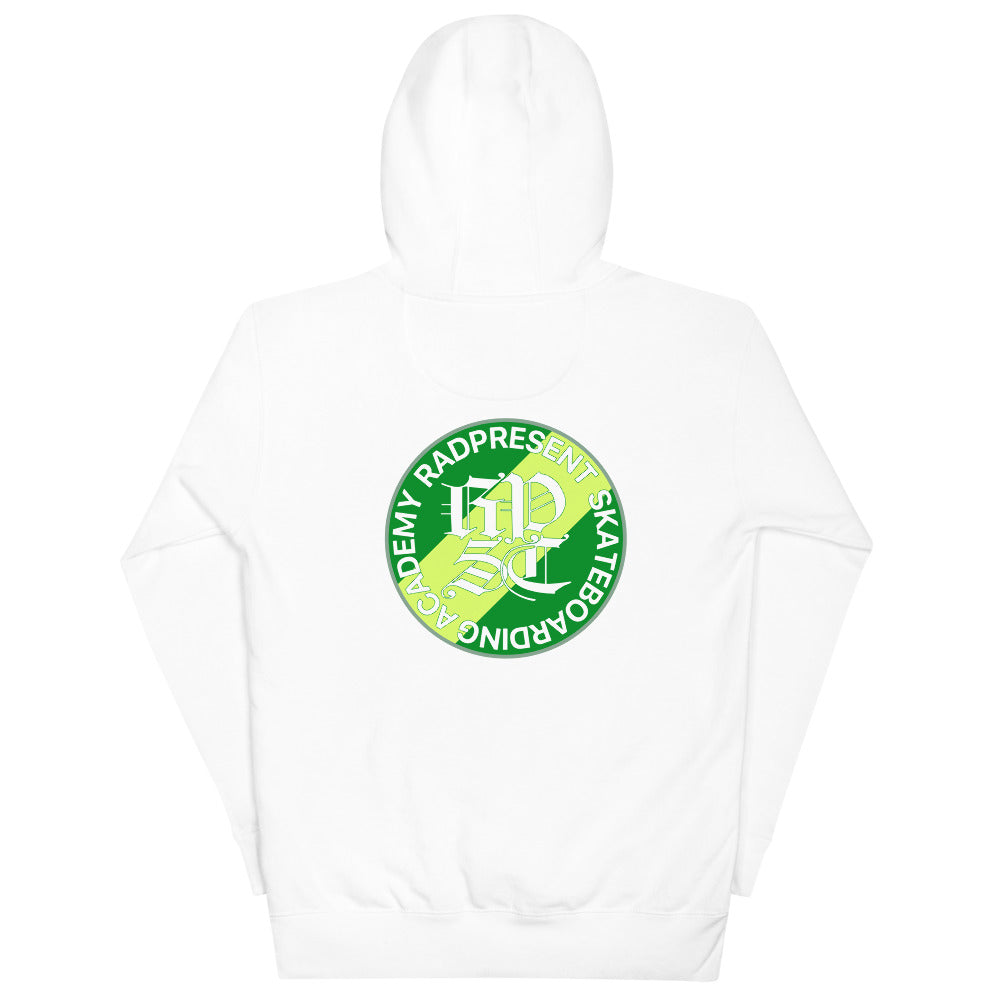 DOUBLE-BADGES PRINTED HOODIE