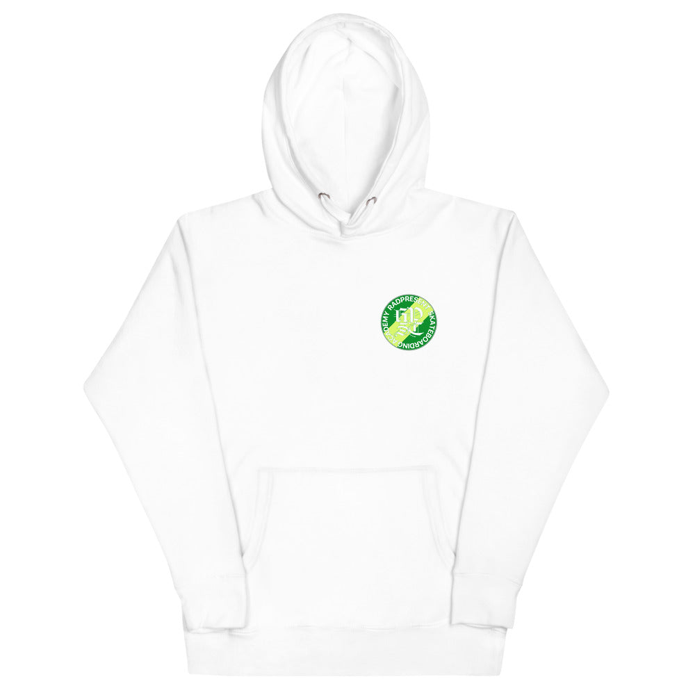 DOUBLE-BADGES PRINTED HOODIE