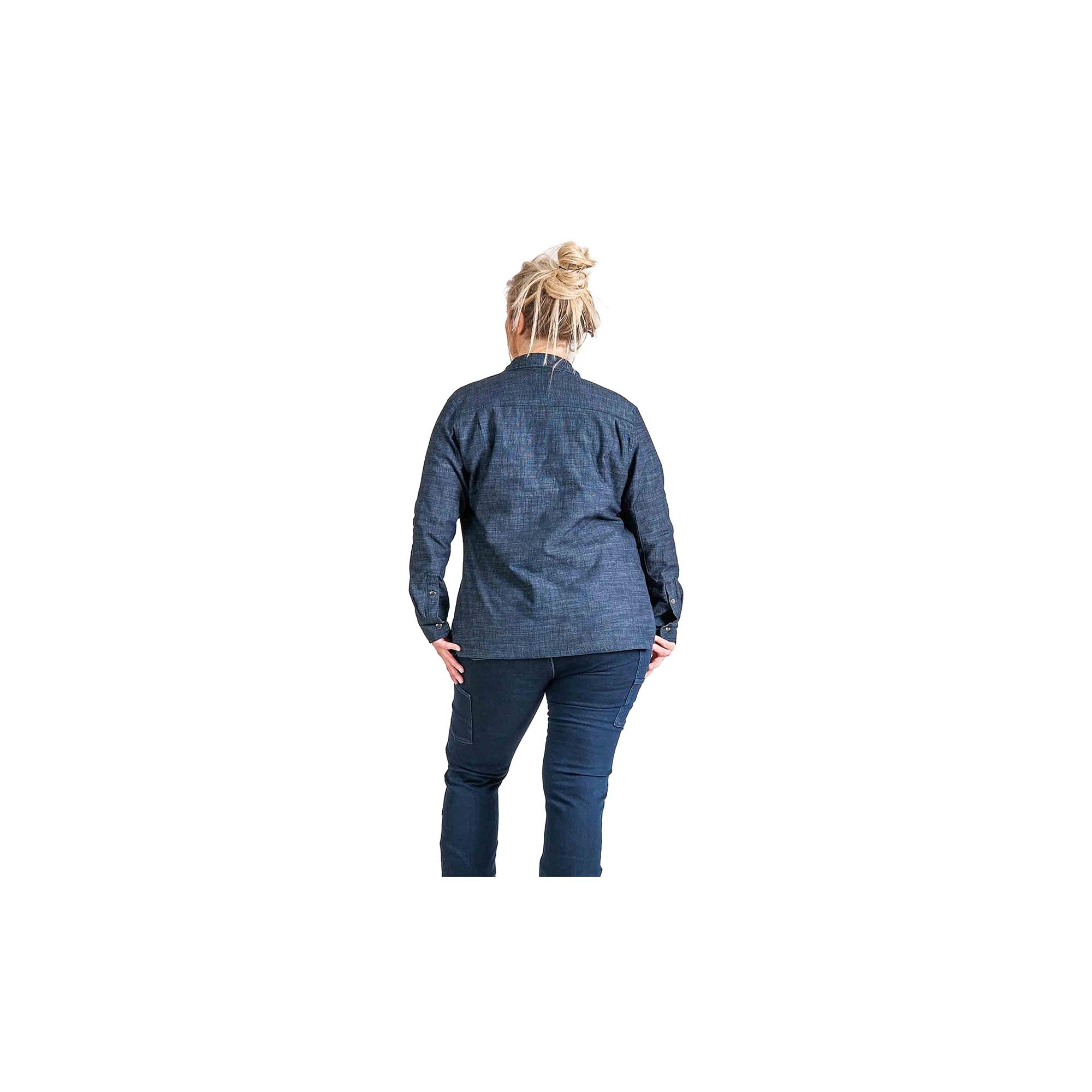 Dovetail Workwear Womens Thompson Shirt Jac Indigo