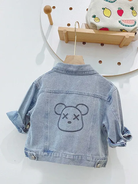 Fashionista Bear Denim Jacket