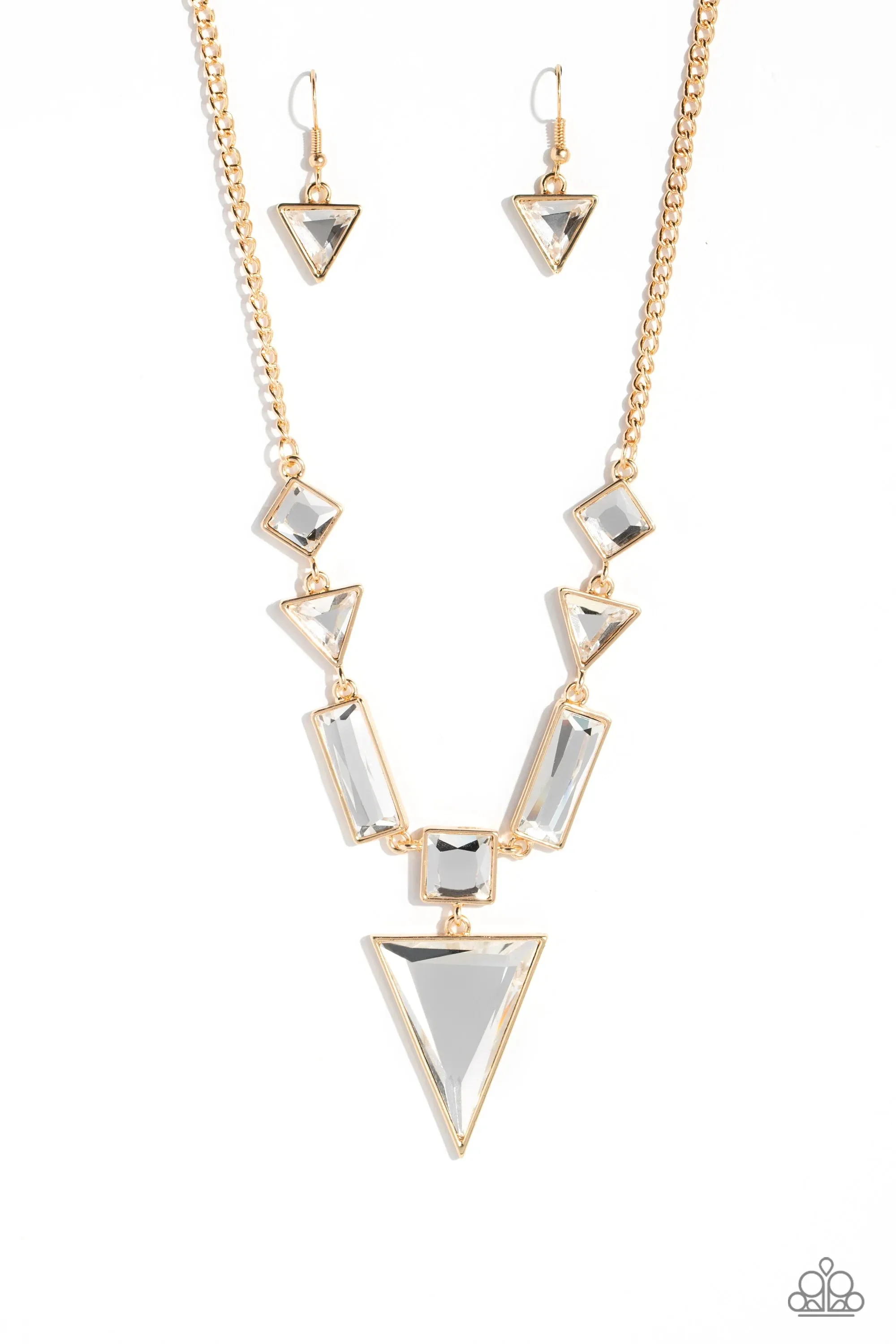 Fetchingly Fierce Gold ~ Paparazzi Necklace July 2023 Life of the Party Exclusives