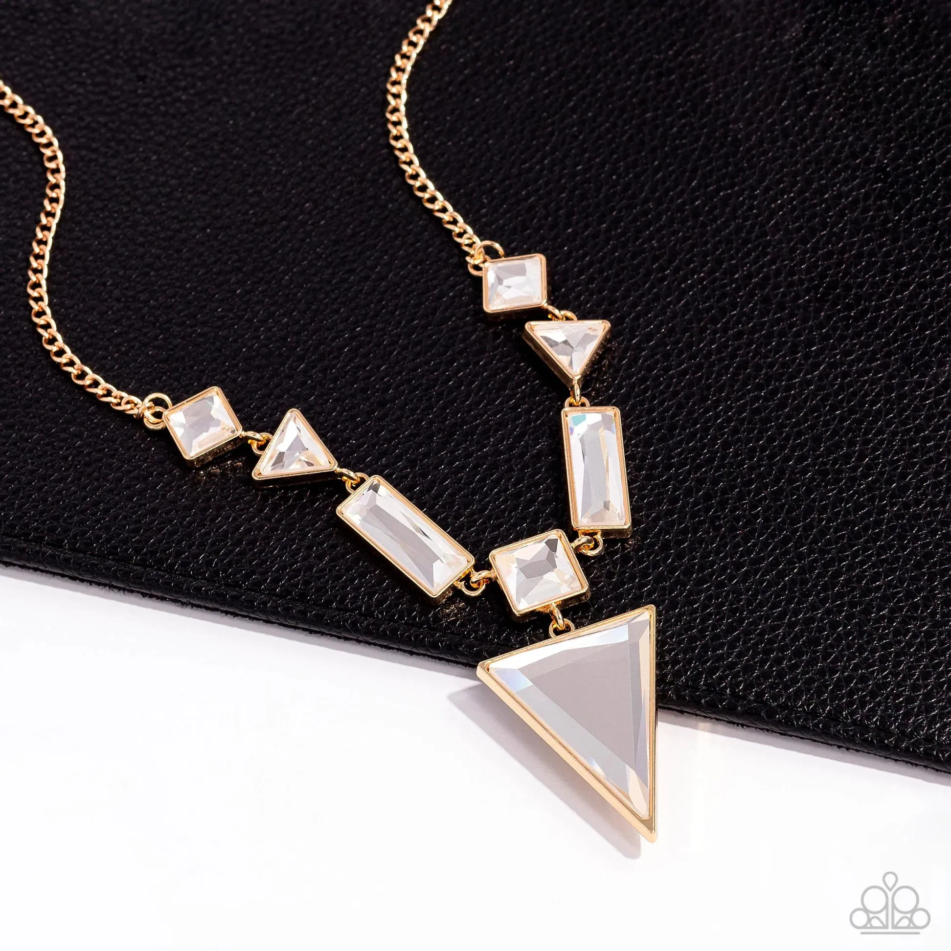 Fetchingly Fierce Gold ~ Paparazzi Necklace July 2023 Life of the Party Exclusives