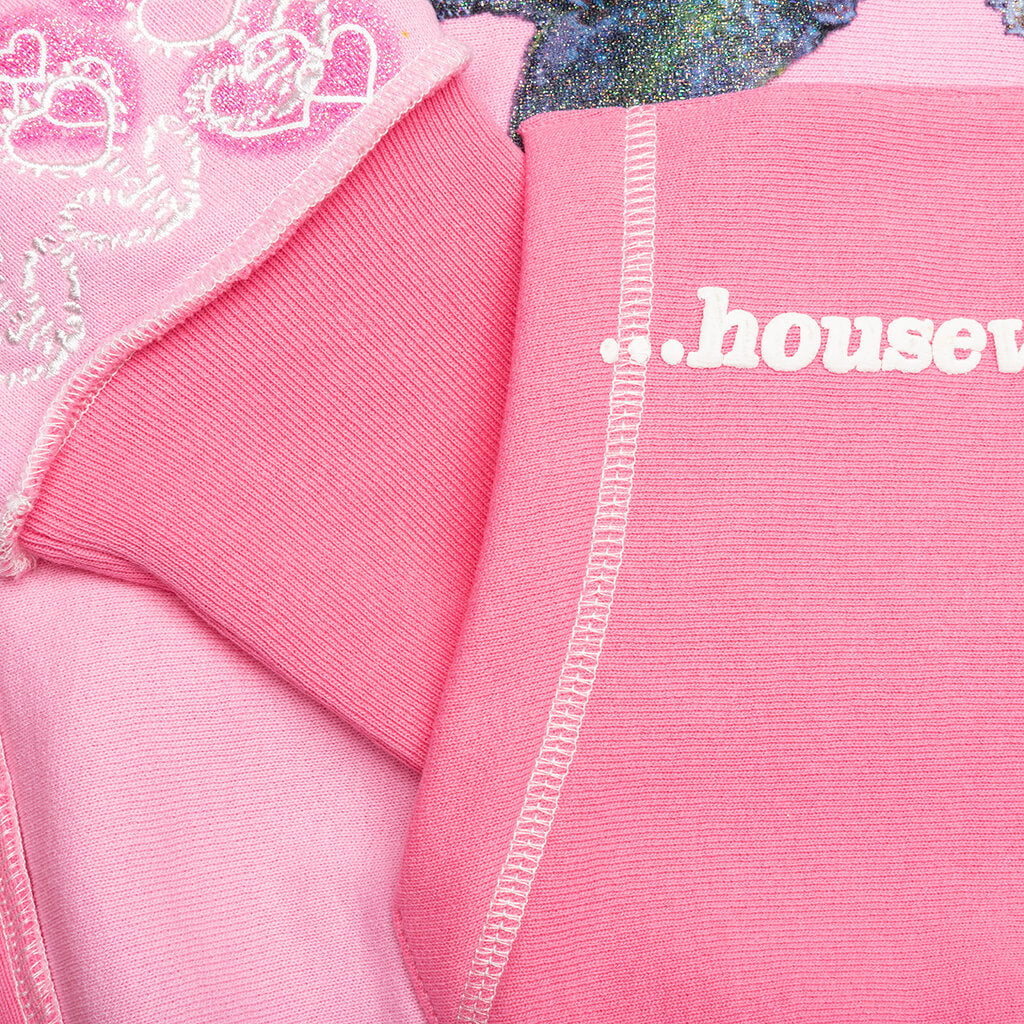 Flowers Forever Hoodie - Pink