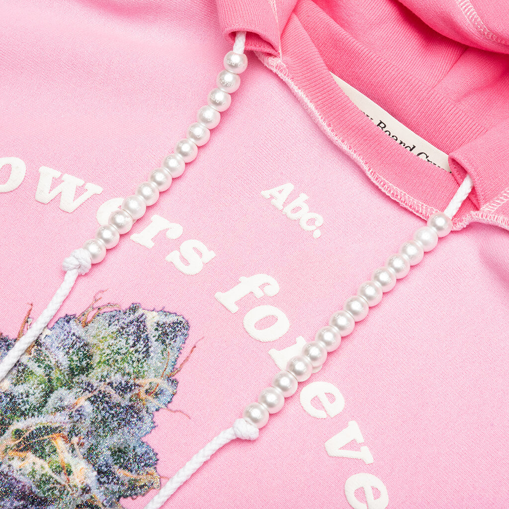 Flowers Forever Hoodie - Pink