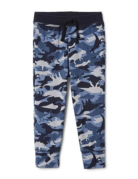 GAP Boys Blue Print Pull On Jogger Pants