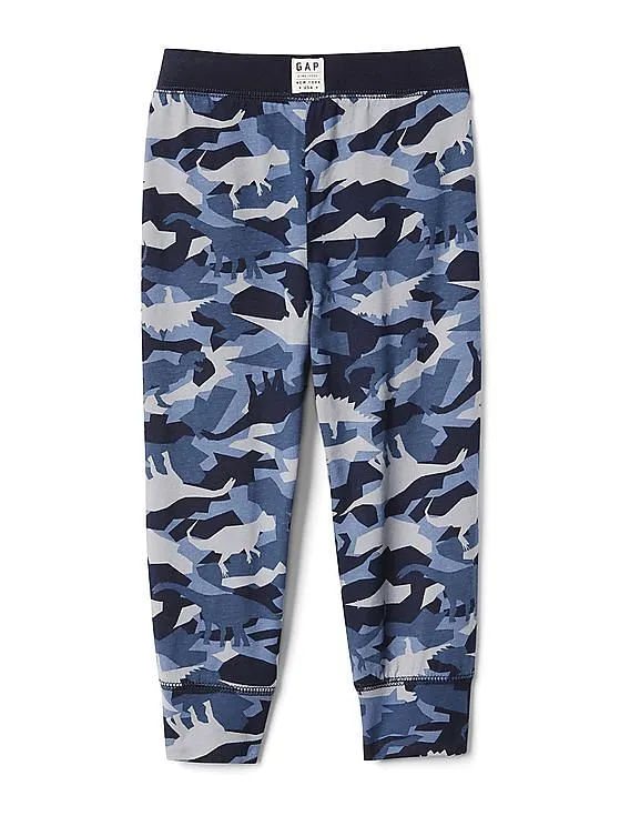 GAP Boys Blue Print Pull On Jogger Pants