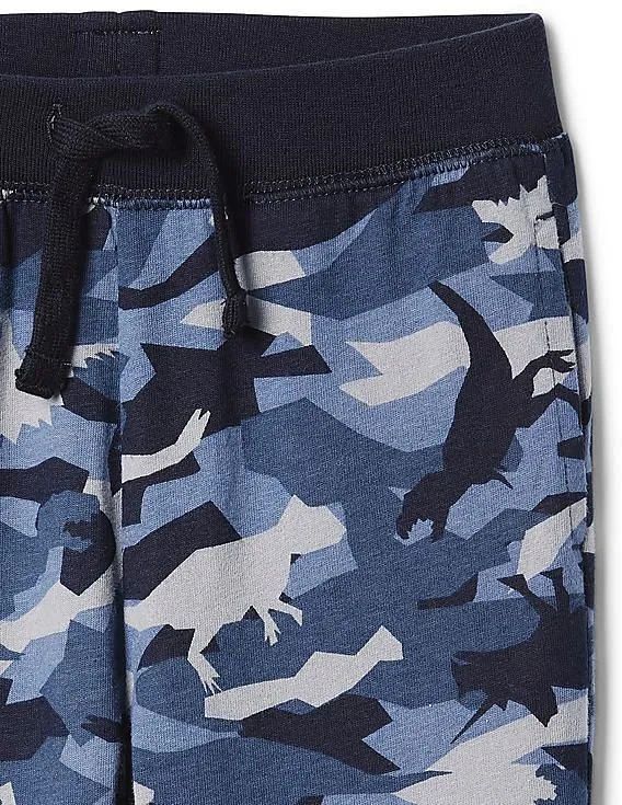 GAP Boys Blue Print Pull On Jogger Pants