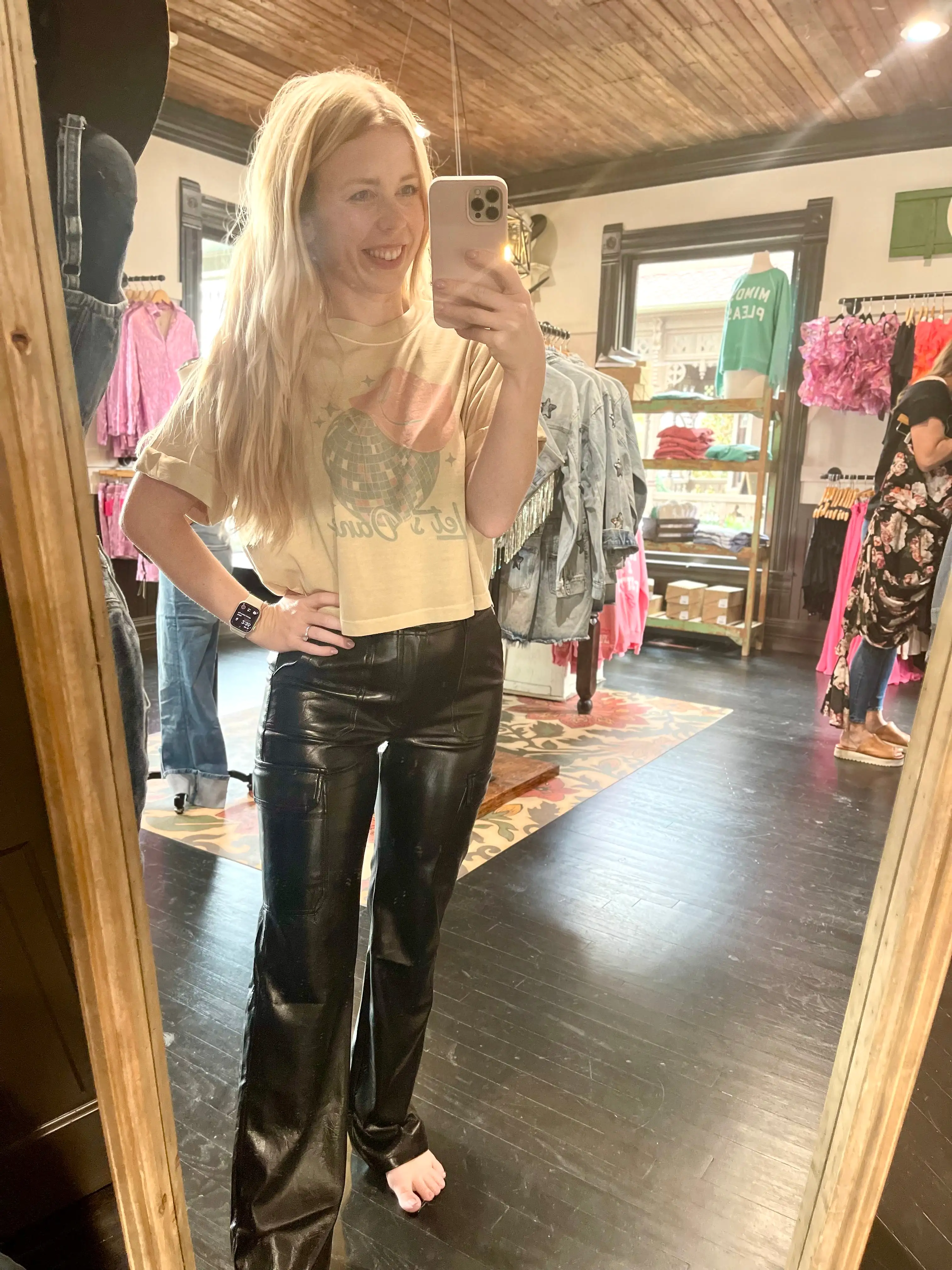 Girl’s Night Out Leather Pants