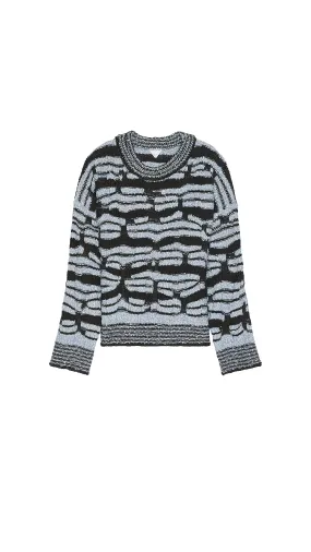 Graphic Jacquard Sweater - Multicolor