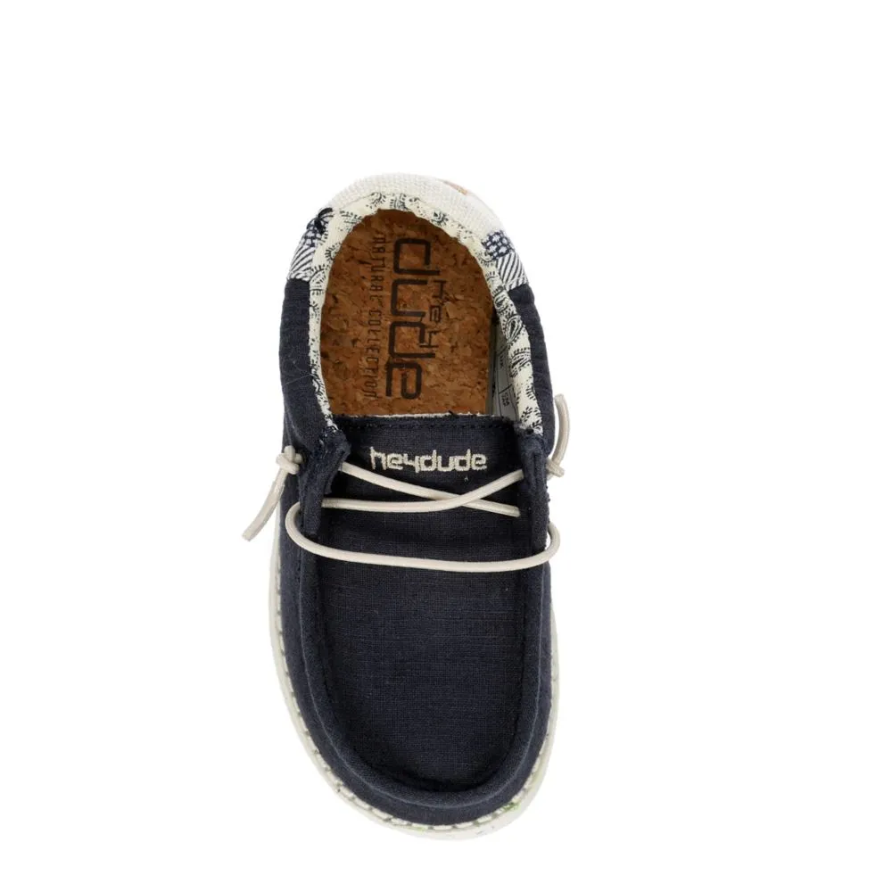 HEYDUDE  BOYS TODDLER WALLY SLIP ON SNEAKER