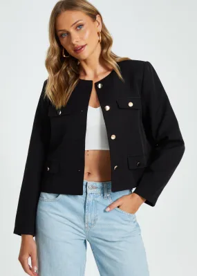 Jackets & Coats | Casual Short Blazer | Quiz