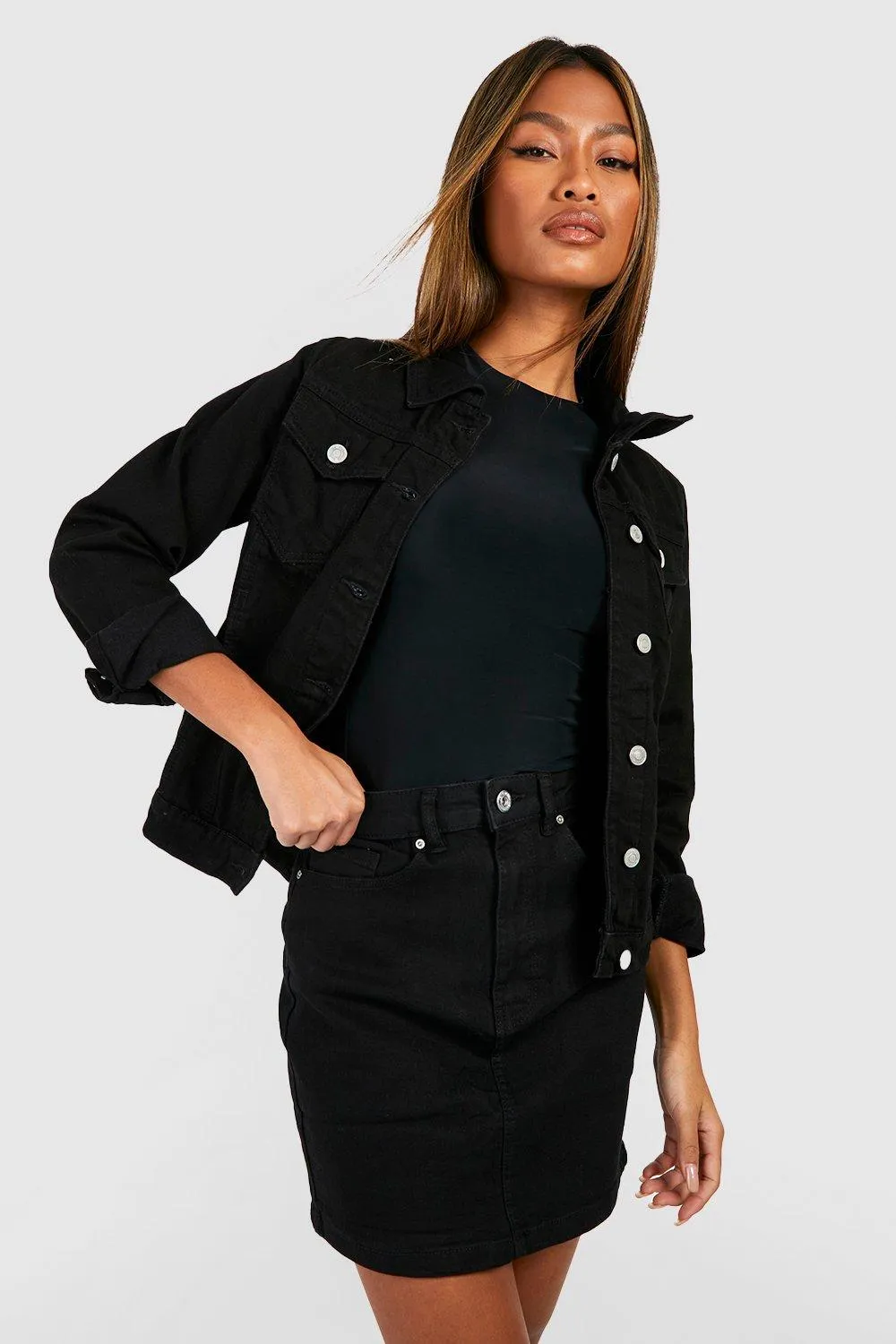 Jackets & Coats | Denim Western Jacket | boohoo