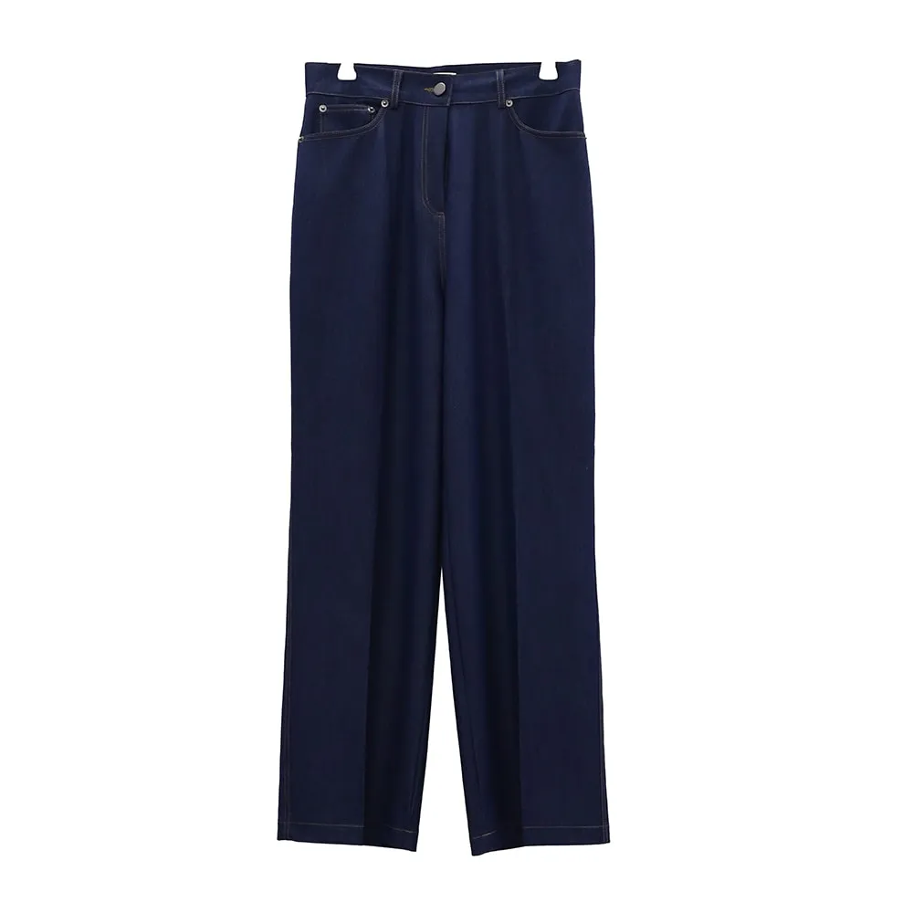 Jean-Style Summer Wide Pants OM6