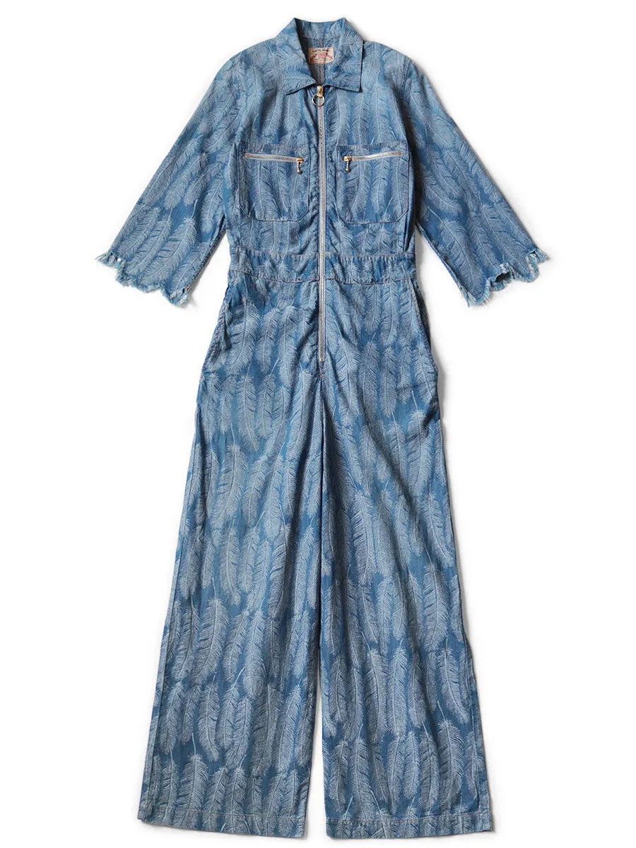 Kapital 5oz Magpie Denim Jumpsuit Pants