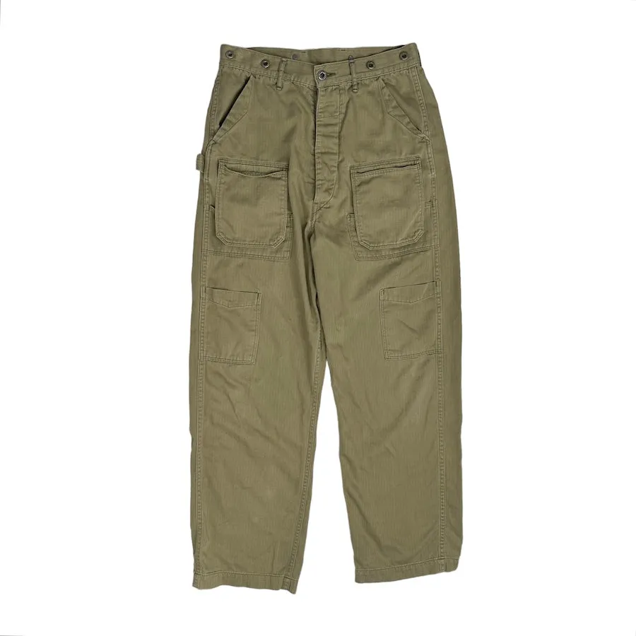 KAPITAL DOUBLE MULTI POCKET FATIGUE PANTS