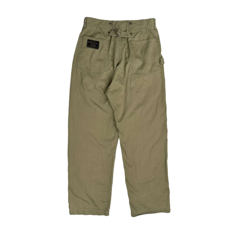 KAPITAL DOUBLE MULTI POCKET FATIGUE PANTS