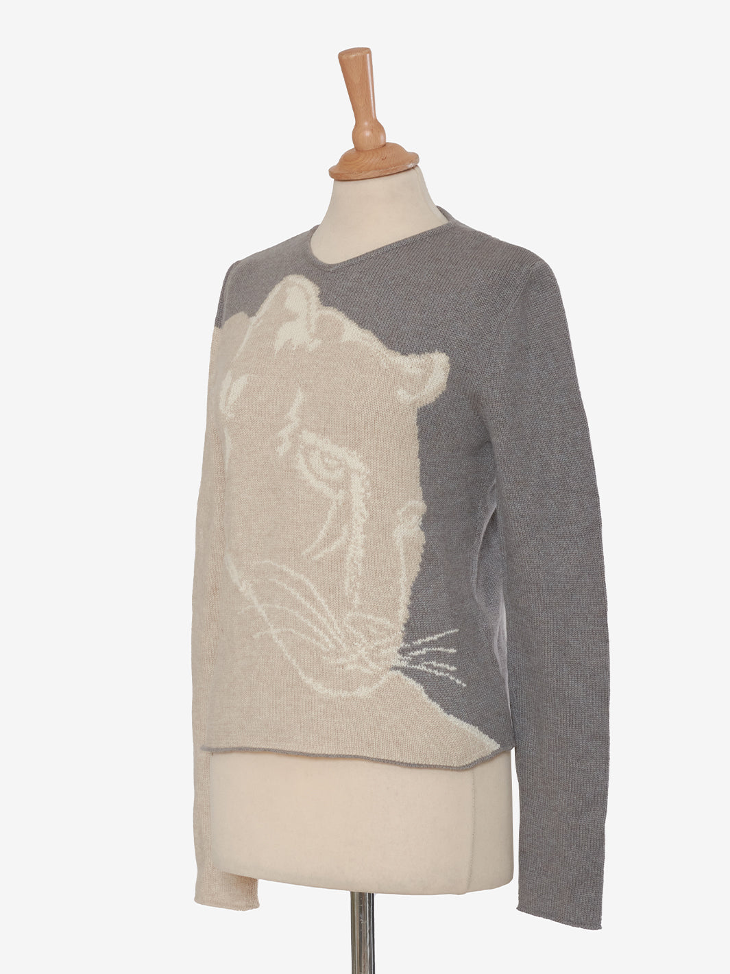 Krizia Panther Embroidery Sweater