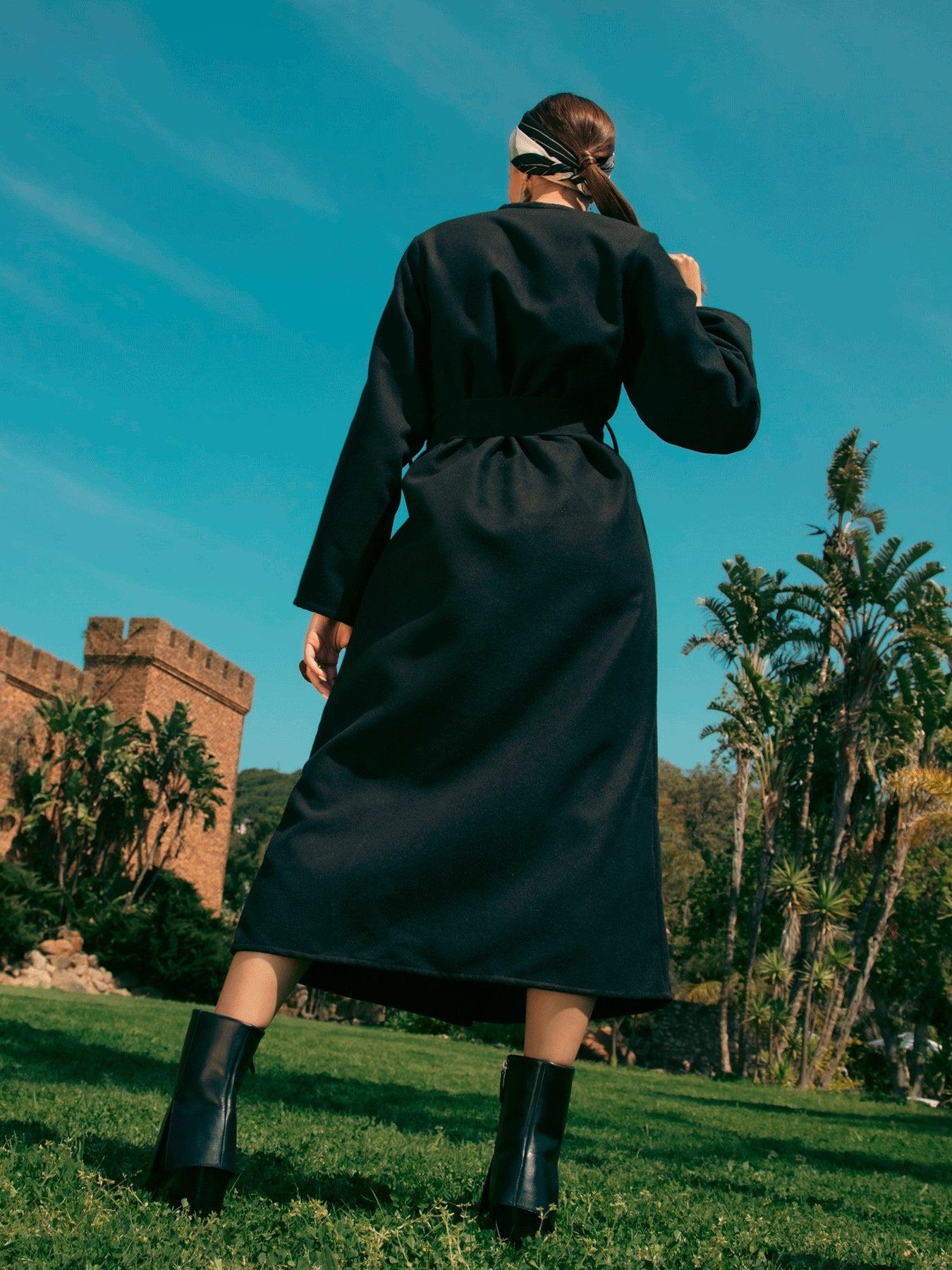 Lasai Coat - Solid Noir