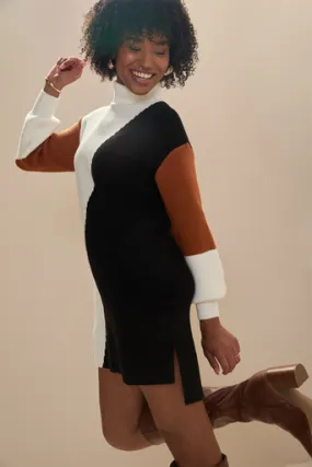 Lindy Turtleneck Sweater Dress