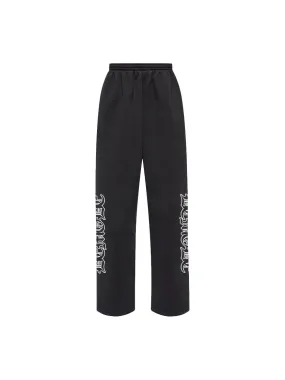 LOGO BLACK SWEATS