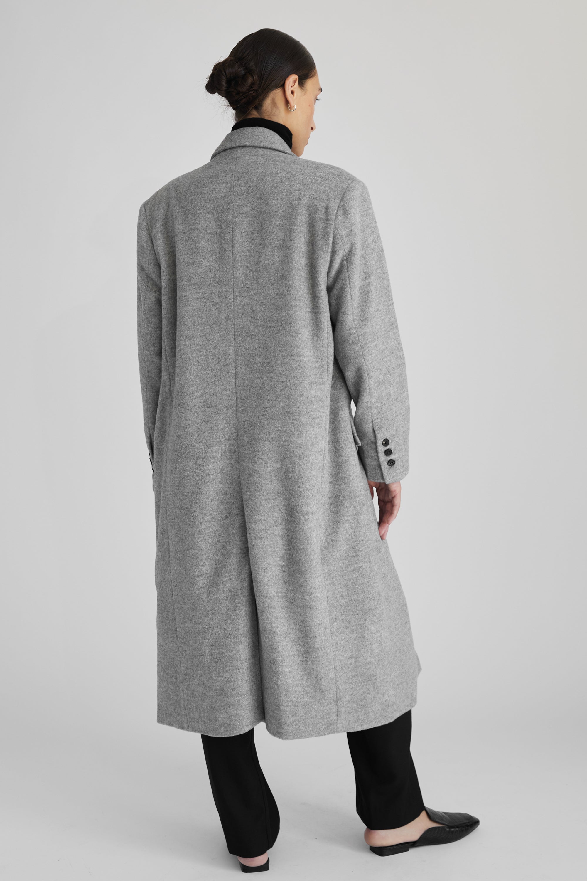 Long Wool Cashmere Coat