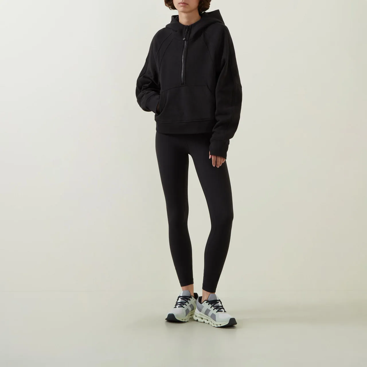 LULULEMON Scuba Oversized Half-Zip Hoodie - Black