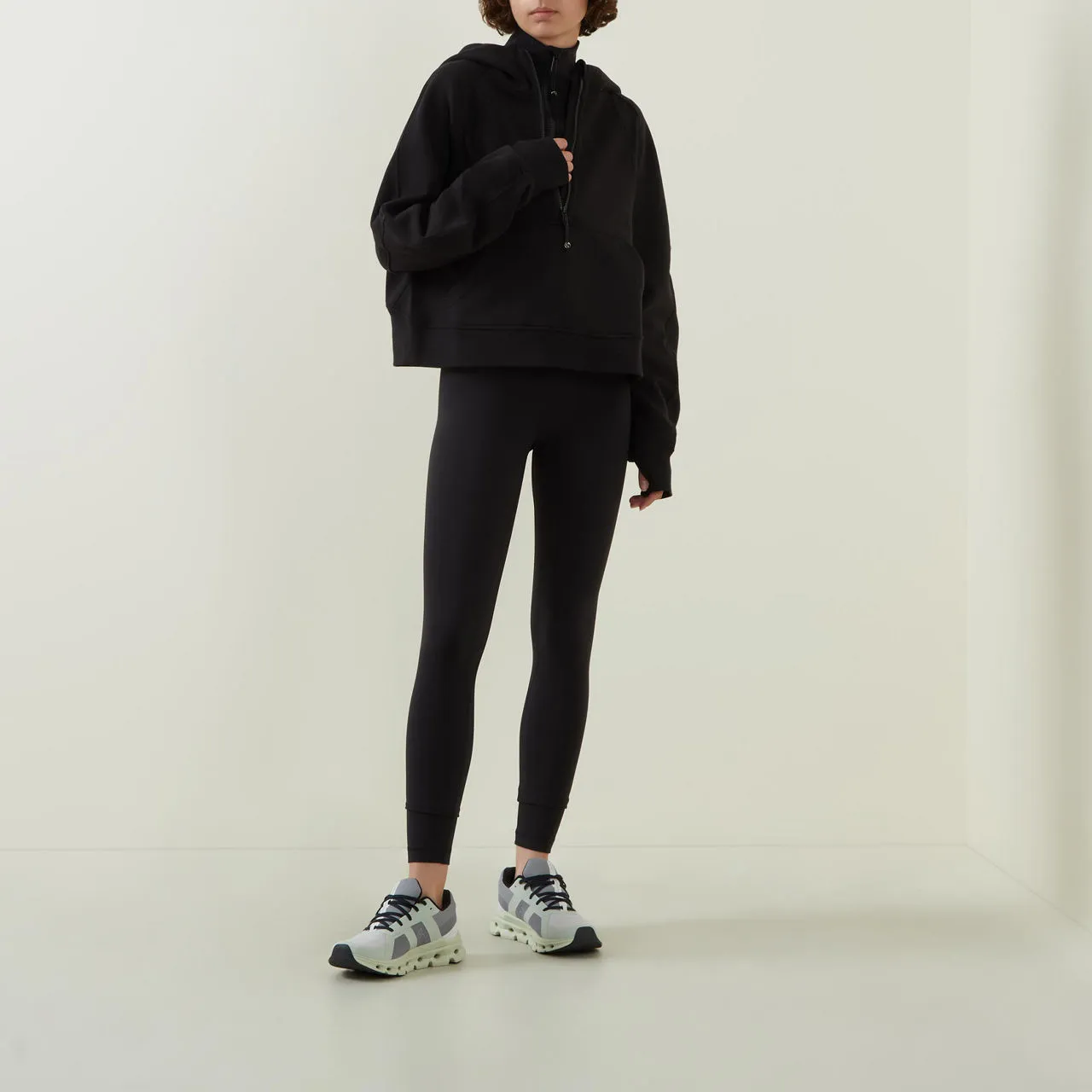 LULULEMON Scuba Oversized Half-Zip Hoodie - Black