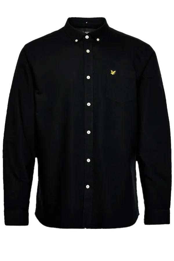 Lyle & Scott Oxford Shirt Regular Black