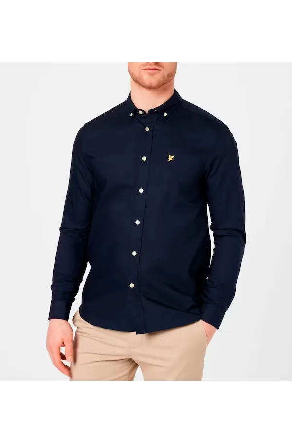 Lyle & Scott Oxford Shirt Regular Navy