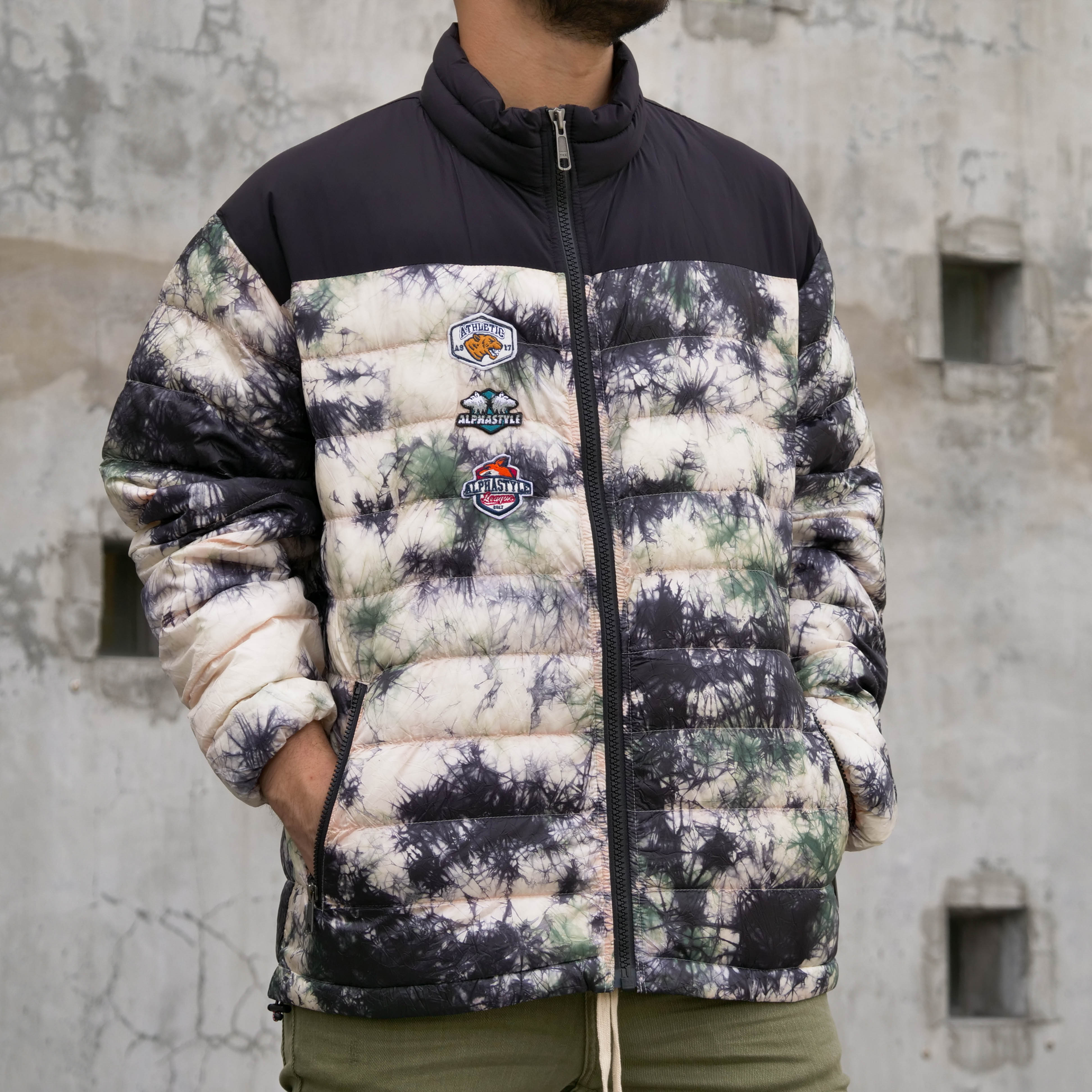 MALLARD TIE-DYE PADDED JACKET