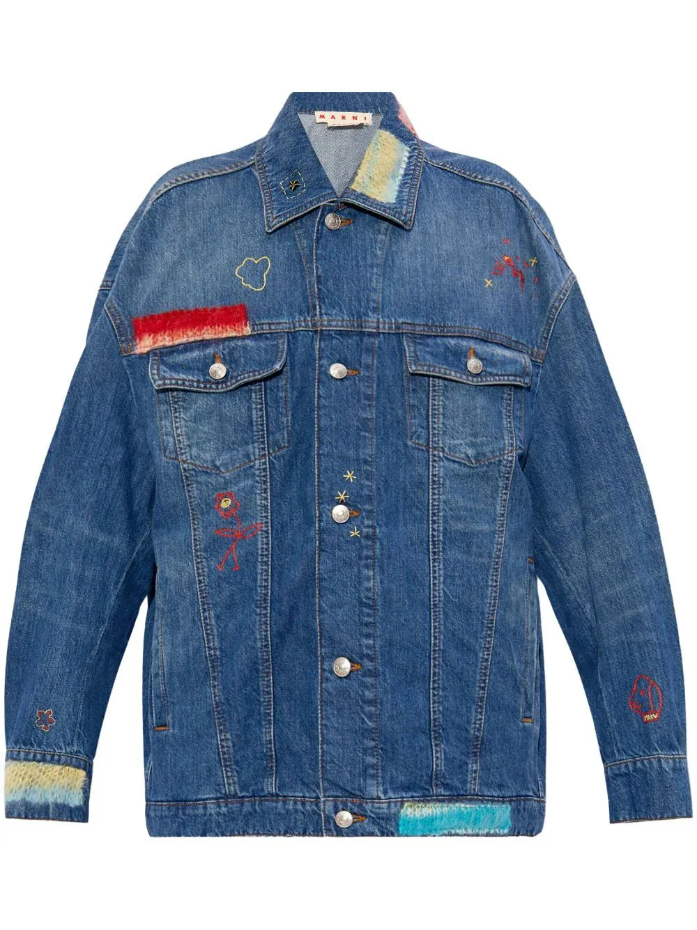 MARNI - Patchwork Denim Jacket