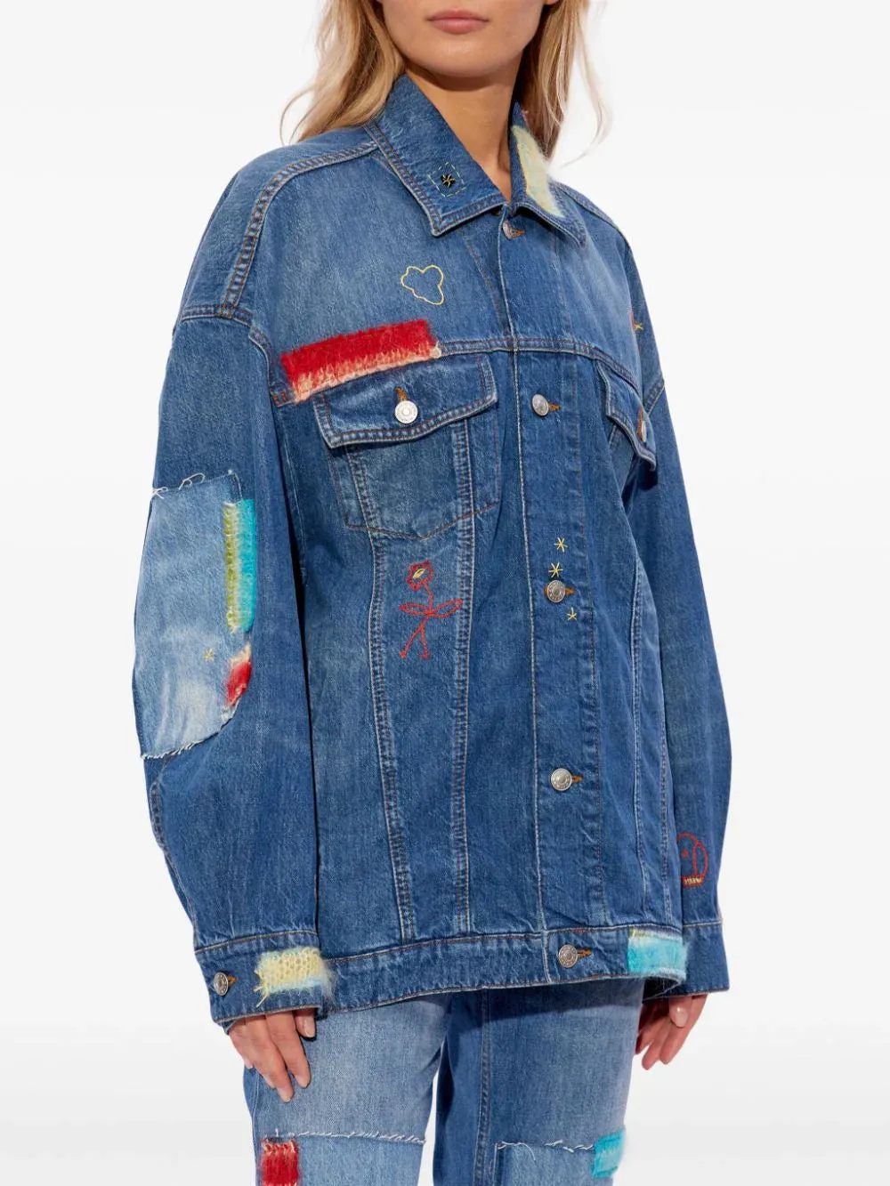 MARNI - Patchwork Denim Jacket