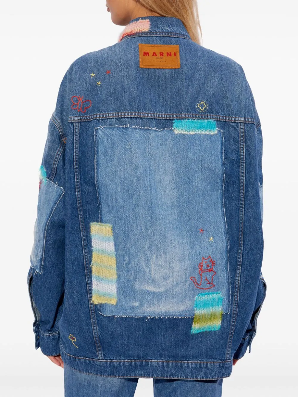 MARNI - Patchwork Denim Jacket