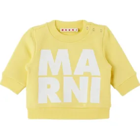 Marni Sweater Logo Yellow